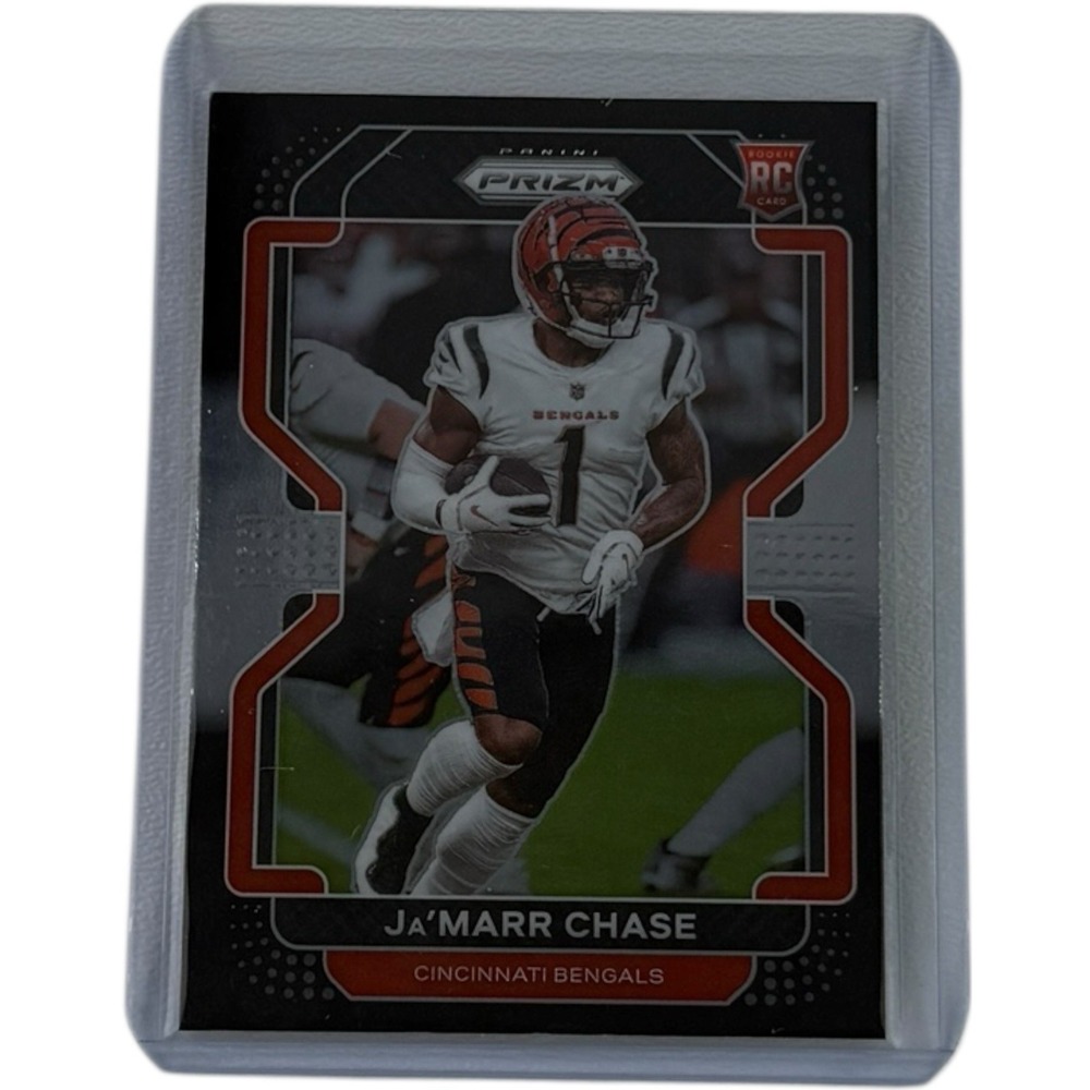 2021 Panini Chronicles Prizm Black Ja'Marr Chase #PB-9 Rookie RC